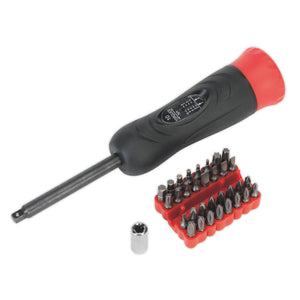 Sealey Torque Screwdriver Set 34pc 2-10Nm 1/4" Sq Drive (Premier)