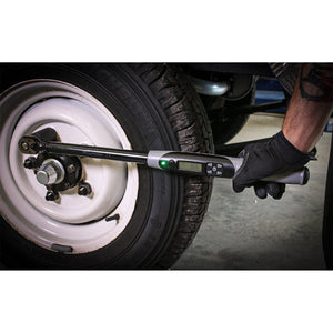 Sealey Angle Torque Wrench Digital 1/2" Sq Drive 20-200Nm(14.7-147.5lb.ft) Black Series (Premier)