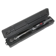 Load image into Gallery viewer, Sealey Angle Torque Wrench Flexi-Head Digital 1/2&quot; Sq Drive 20-200Nm(14.7-147.5lb.ft) (Premier)
