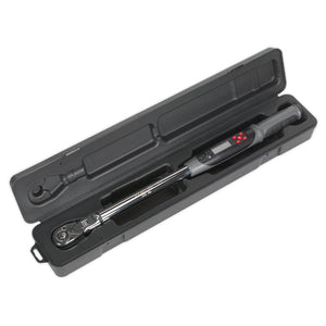 Sealey Angle Torque Wrench Flexi-Head Digital 1/2" Sq Drive 20-200Nm(14.7-147.5lb.ft) (Premier)