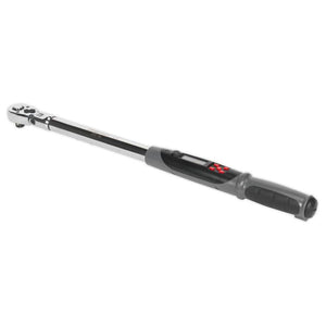 Sealey Angle Torque Wrench Flexi-Head Digital 1/2" Sq Drive 20-200Nm(14.7-147.5lb.ft) (Premier)