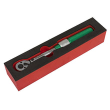 Load image into Gallery viewer, Sealey Torque Wrench Micrometer Style 1/4&quot; Sq Drive 5-25Nm - Calibrated (Premier)
