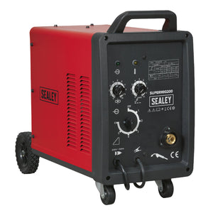 Sealey Professional MIG Welder 200A 230V, Binzel Euro Torch