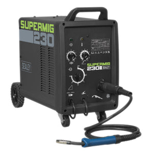 Sealey Professional MIG Welder 230A 230V, Binzel Euro Torch