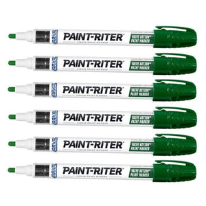 Markal - Valve Action Fast-Drying Liquid Paint Marker - Pack of 6