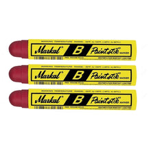 Load image into Gallery viewer, Markal - B Paintstik - Original Marker for Rough, Rusty, Smooth or Dirty Surfaces - Pack of 3
