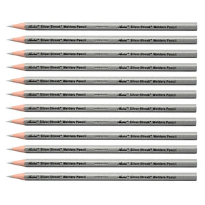 Markal - Silver-Streak Welder's Pencil - Pack of 12