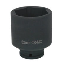 Load image into Gallery viewer, Sealey Impact Socket 52mm 1/2&quot; Sq Drive
