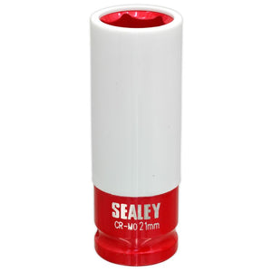 Sealey Alloy Wheel Impact Socket 21mm 1/2" Sq Drive