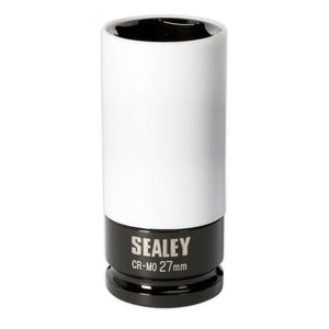 Sealey Alloy Wheel Impact Socket 27mm 1/2" Sq Drive