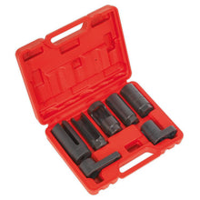 Load image into Gallery viewer, Sealey Oxygen Sensor Socket Set 7pc 3/8&quot; &amp; 1/2&quot; Sq Drive
