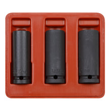 Load image into Gallery viewer, Sealey Impact Socket Set 3pc 1/2&quot; Sq Drive Deep
