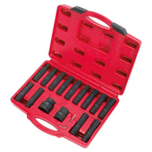 Load image into Gallery viewer, Sealey Impact Hex, TRX-Star* &amp; TRX-Star* Female Socket Bit Set 16pc 3/4&quot; &amp; 1&quot; Sq Drive
