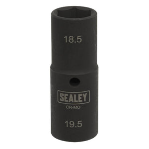 Sealey Impact Socket 1/2" Sq Drive Double Ended 18.5-19.5mm