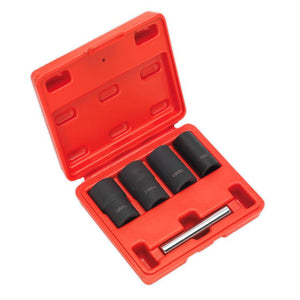 Sealey Locking Wheel Nut Removal Set 5pc 1/2" Sq Drive