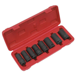 Sealey Locking Wheel Nut Removal Set 8pc 1/2" Sq Drive