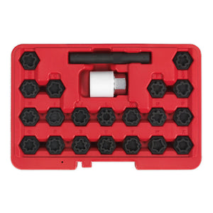 Sealey Locking Wheel Nut Key Set 22pc - Audi