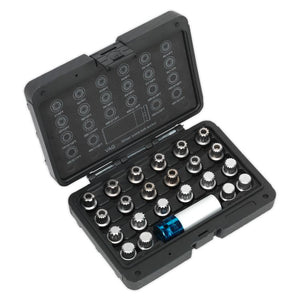 Sealey Locking Wheel Nut Key Set 23pc - VAG