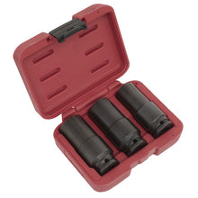 Load image into Gallery viewer, Sealey Deep Weighted Impact Socket Set 1/2&quot; Sq Drive 3pc
