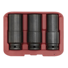 Load image into Gallery viewer, Sealey Deep Weighted Impact Socket Set 1/2&quot; Sq Drive 3pc
