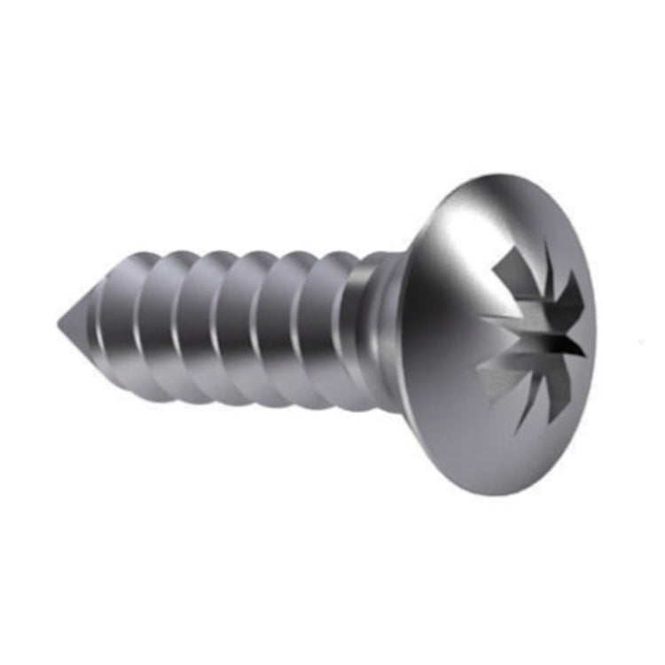 Self-Tapping Screw 4.8mm Raised Countersunk - Pozi DIN 7983