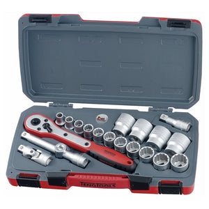 Teng Socket Set 1/2" Drive AF 20pcs - 12pt