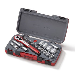 Teng Socket Set 1/2" Drive MM 21pcs - 12pt