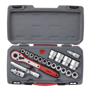 Teng Socket Set 1/2" Drive MM 21pcs - 6pt