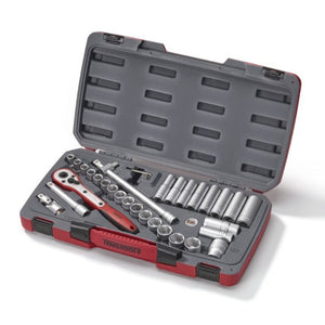 Teng Socket Set 1/2" Drive MM 34pcs - 6pt