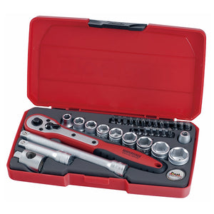 Teng Socket Set 3/8" Drive MM 34pcs - 6pt