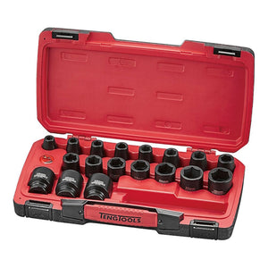 Teng Impact Socket Set 1/2" Drive Metric DIN 22pcs