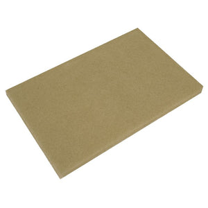 Sealey Tan Buffer Pads 12 x 18 x 1" - Pack of 5