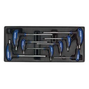 Sealey Tool Tray, T-Handle TRX-Star* Key Set 8pc (Premier)