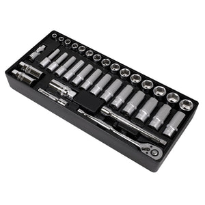 Sealey Tool Tray, Socket Set 35pc 3/8" Sq Drive (Premier)