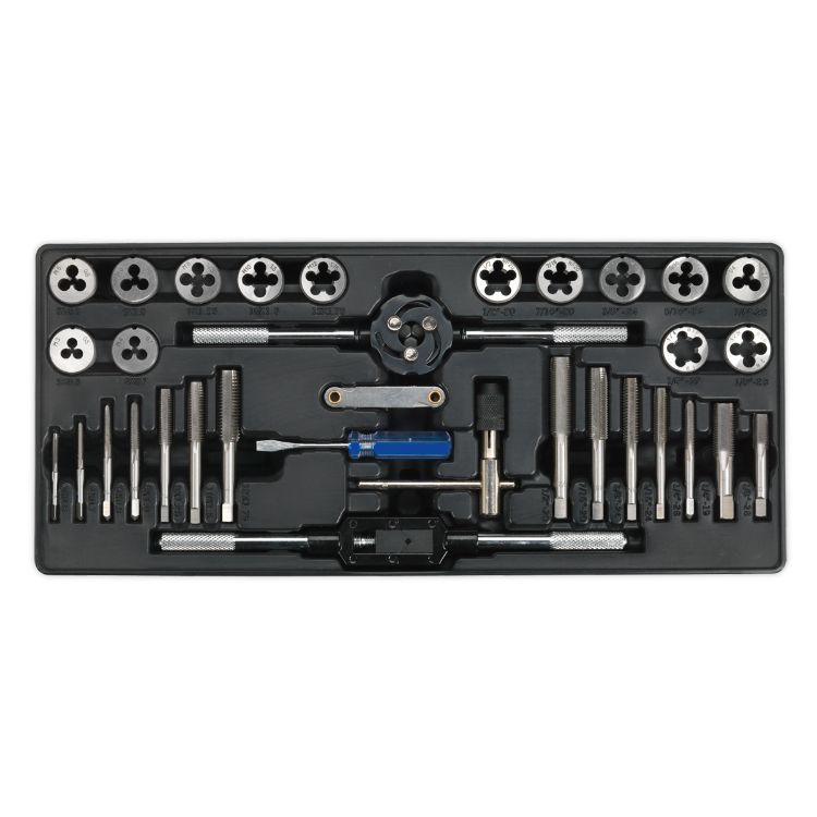 Sealey Tool Tray, Tap & Die Set 33pc (Premier)