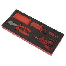 Load image into Gallery viewer, Sealey Insulated Cutting Set 3pc, Tool Tray - VDE Approved (Premier)
