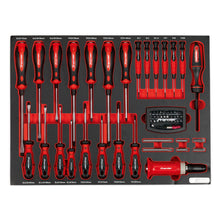 Load image into Gallery viewer, Sealey Tool Tray, Screwdriver Set 72pc (Premier)
