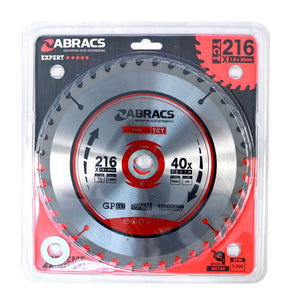 Abracs TCT Blade 216mm x 30mm x 40T - Wood