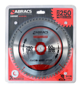 Abracs TCT Blade 250mm x 30mm x 60T - Wood