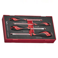 Load image into Gallery viewer, Teng Flat Screwdriver Set FOAM 4pcs
