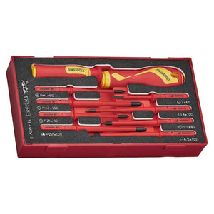 Teng Insulated Screwdriver Interchangeable Blade Set 10pcs