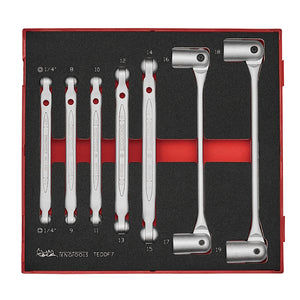 Teng Double Flex Wrench Set 7pcs