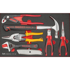 Teng General Plier and Hammer Set 7pcs (Claw Hammer)