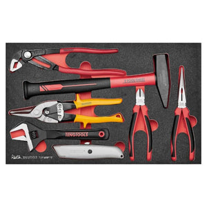 Teng General Plier and Hammer Set 7pcs (Engineers Hammer)