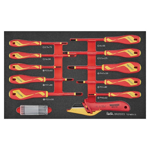 Teng Insulated Screwdriver and Knife Set FOAM 15pcs