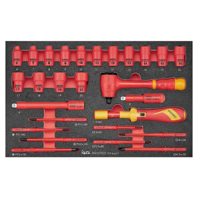 Teng Insulated Socket and Torque Screwdriver Set 27pcs