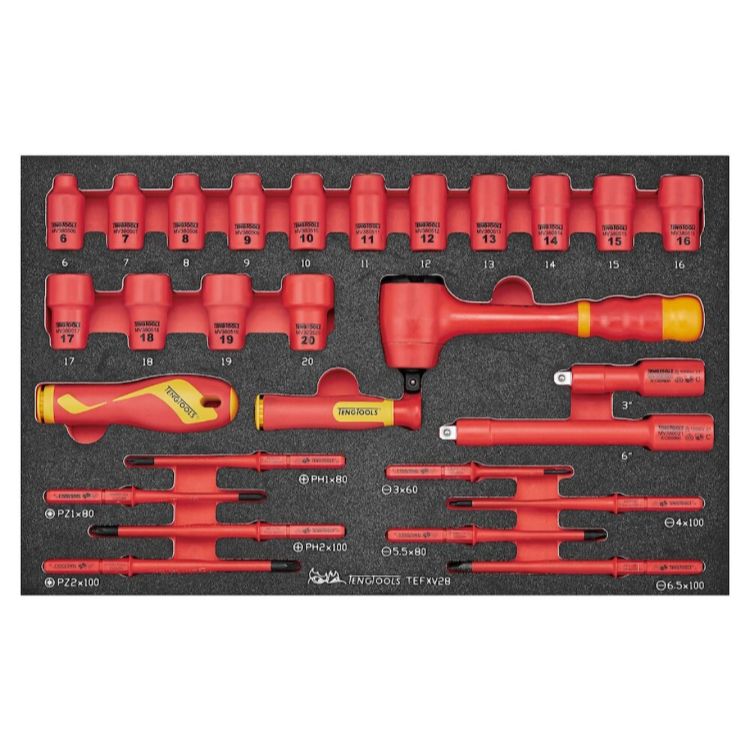 Teng Insulated Socket and Screwdriver Set 28pcs