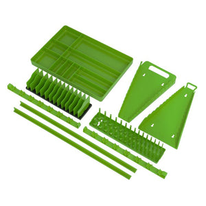 Sealey Tool Storage Organiser Set 9pc (Hi-Vis Green) (Premier)