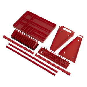 Sealey Tool Storage Organiser Set 9pc (Red) (Premier)