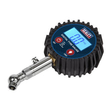 Load image into Gallery viewer, Sealey Digital Tyre Pressure Gauge, Swivel Head &amp; Quick Release
